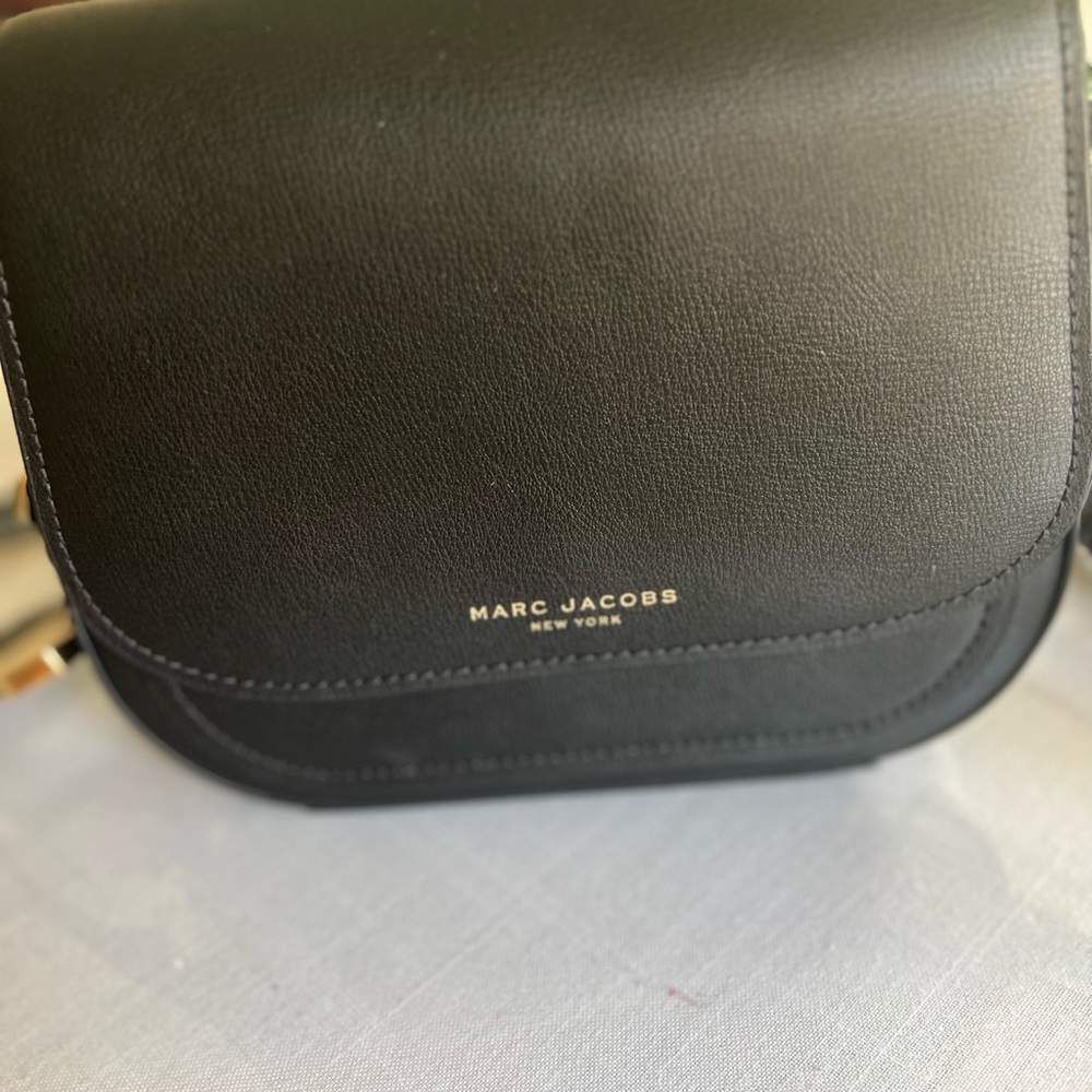 Marc Jacobs Black Leather Crossbody Saddle Bag - Picture 10 of 10